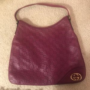 Gucci guccissima leather handbag